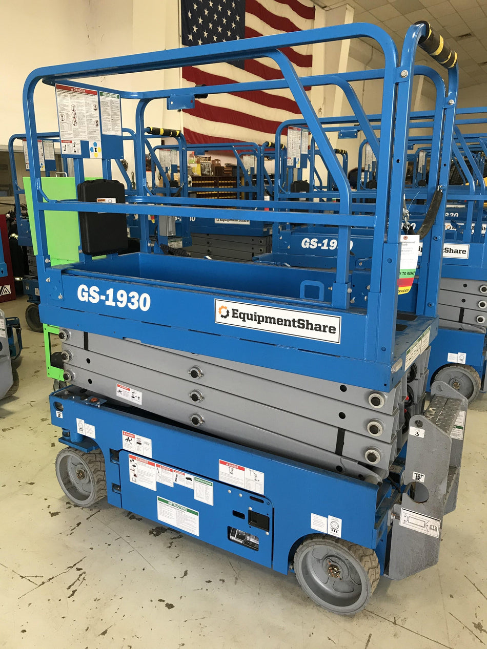 2019 Genie GS-1930 Fixed Rails with Chain Entry