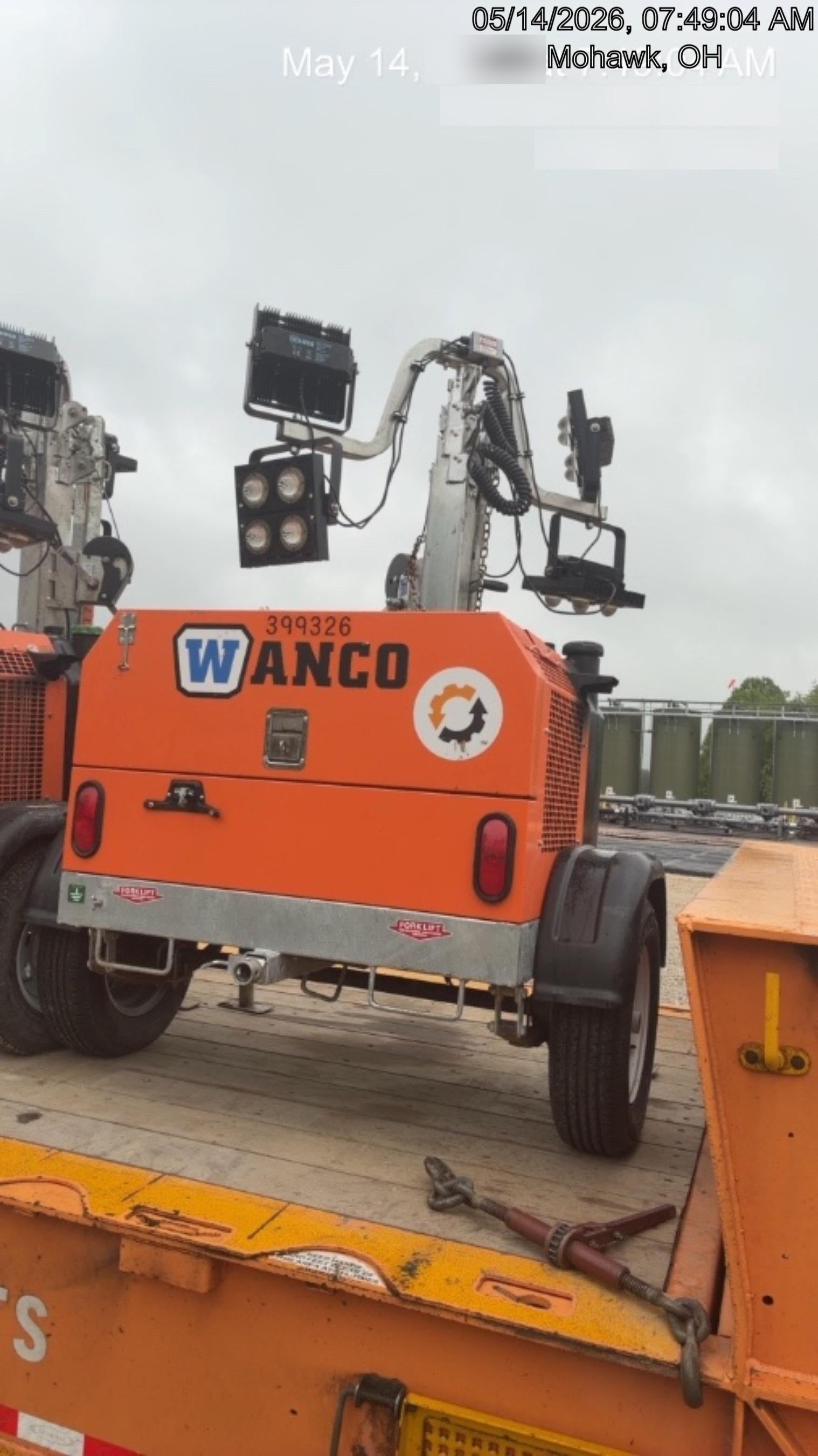 2024 Wanco WLTT-4MM4K Diesel, Deep Sea Controller, Shore Power Plug, Auto Start, (4) 350W LED Floodlights, 4kW Generator, 60 Gal Fuel Tank, 2" Ball, T3