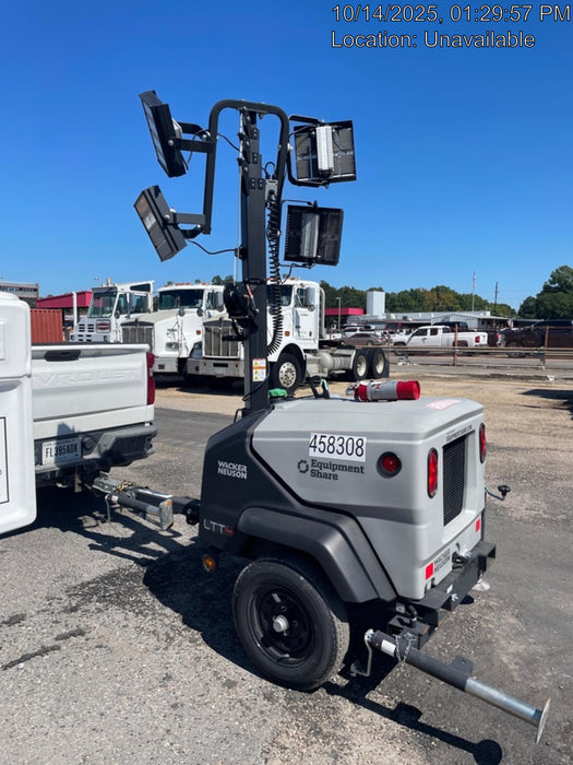 2024 Wacker Neuson LTT4 Diesel, Kohler KDW702, Deep Sea Controller, Auto Start, LED 320W, Bypass Outlet, T3