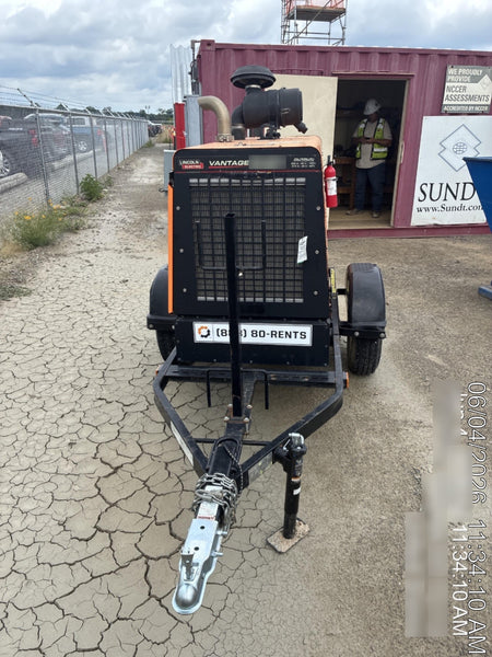 2021 Lincoln Electric Vantage 549X Ready Pak 3, ORANGE (includes trailer, cable rack, fender light kit)