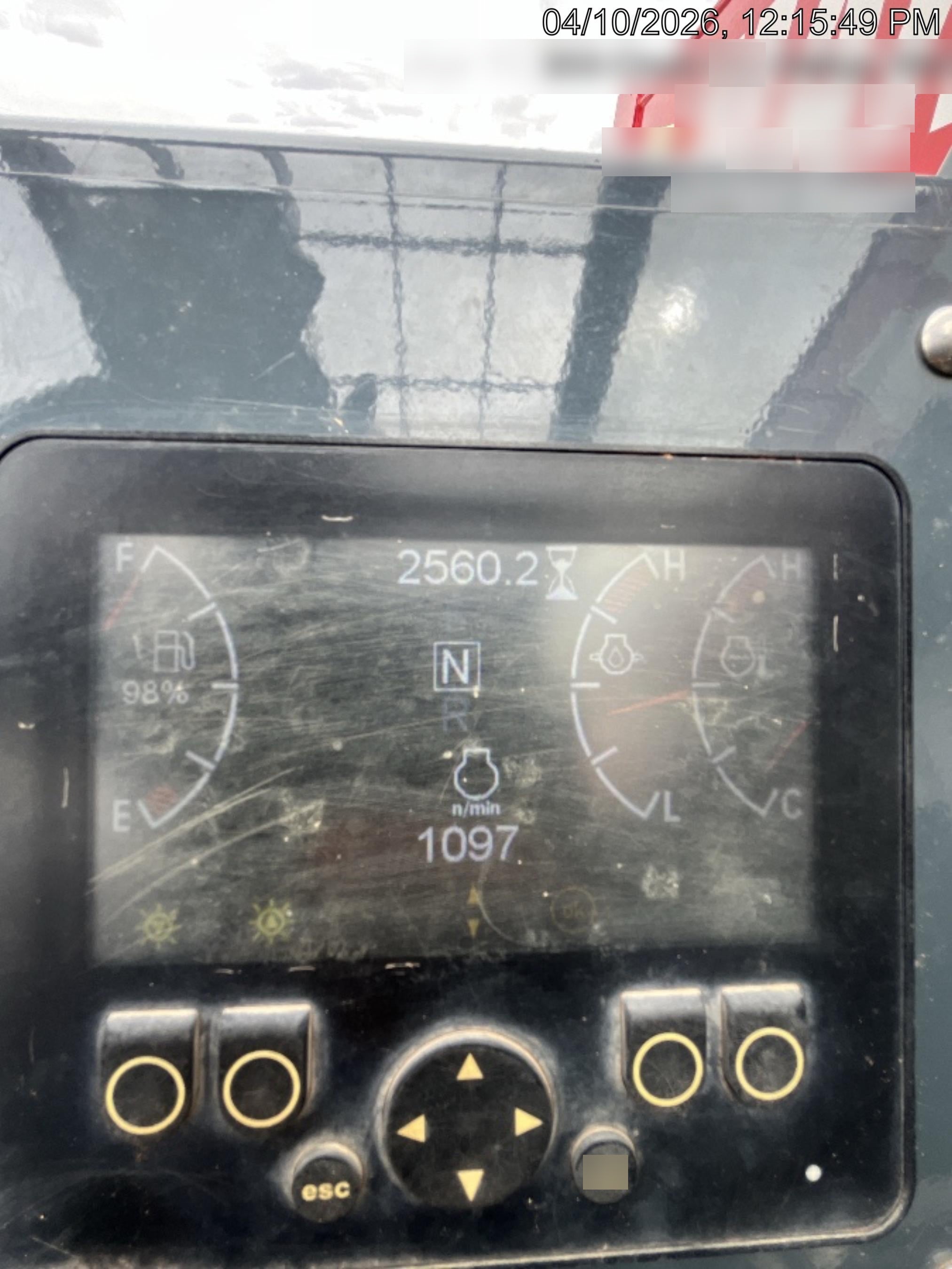 2019 Manitou MTA8044 MTA 8044 - 74 HP T4, Canopy, Worklights/Strobe, Beacon, 66" Carriage, 48" Forks, Solid Tires, Lift Hook, Aux Hydraulics