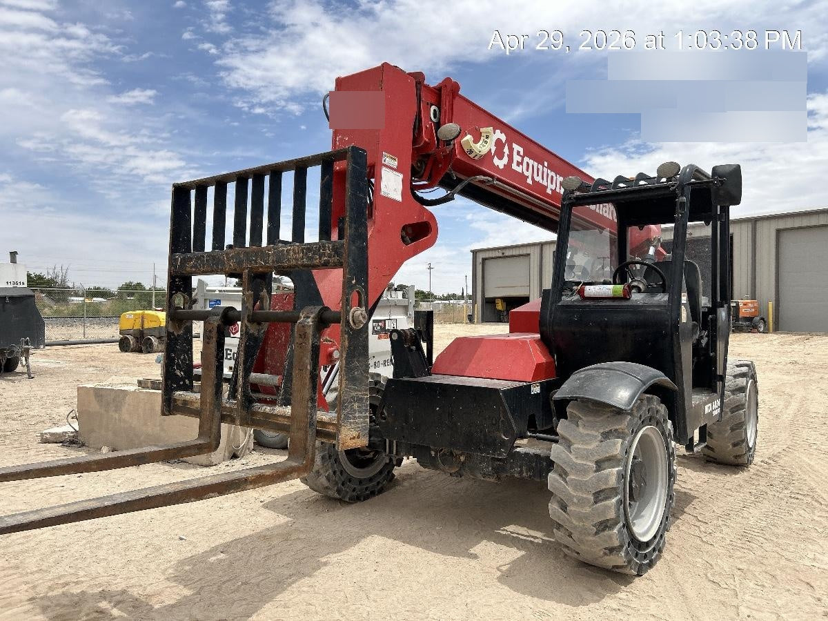 2019 Manitou MTA6034 Canopy, LED Work Lights, Solid Tires, Beacon, Auxiliary Hydraulics 48" Carriage and 48" Forks