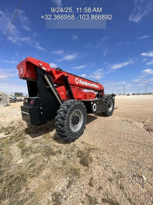 2020 Manitou MTA10055 Canopy, LED Work Lights, Solid Tires, Lift Hook, Beacon, Auxiliary Hydraulics w/66" Carriage and 60" Forks