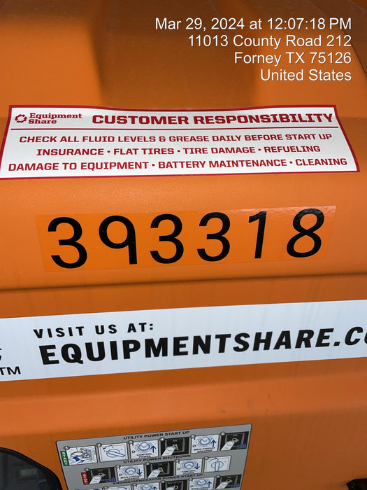 2024 Generac MLT2 Diesel, Flex Switch 120V Input, Powerzone Controller, 
(4) 320W LED Lights, 4kW Generator, 39.9 Gal Fuel Tank, 2" Ball, T3