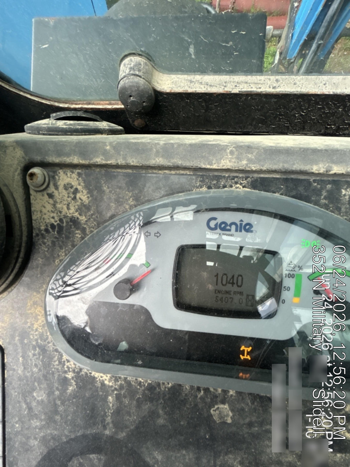 2017 Genie GTH-844 Genie GTH-844, Solid Tires, 60" carriage/forks, Full Cab, Work Lights