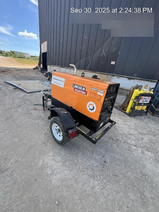 2021 Lincoln Electric Vantage 322 Vantage 322 Ready Pak 3 w/ Decals, ORANGE (includes trailer, cable rack, fender light kit) NO Telematics
