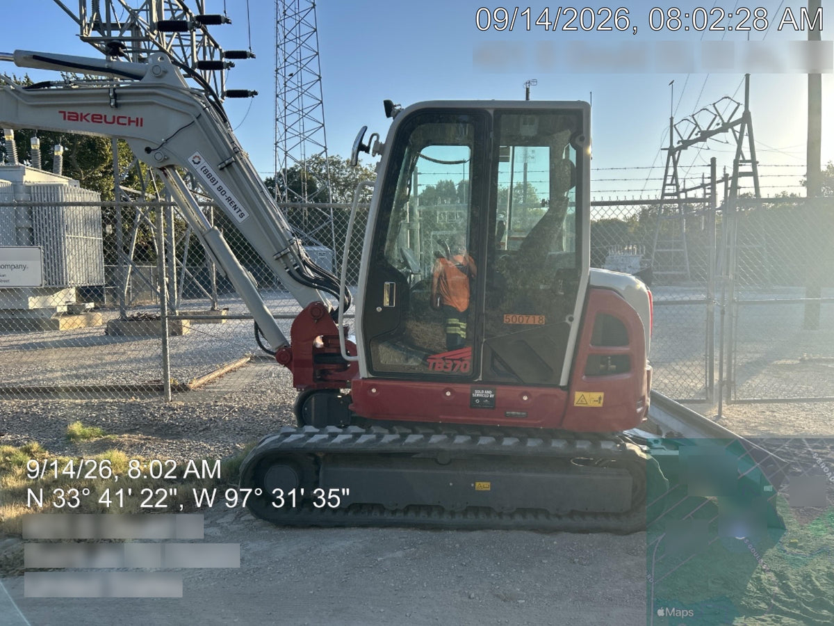 2024 TAKEUCHI TB370CR