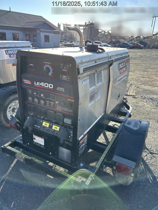 2024 Lincoln Electric LE400 Kubota V1505, Trlr, Cable Rack, Light Kit, ES Decals, T3