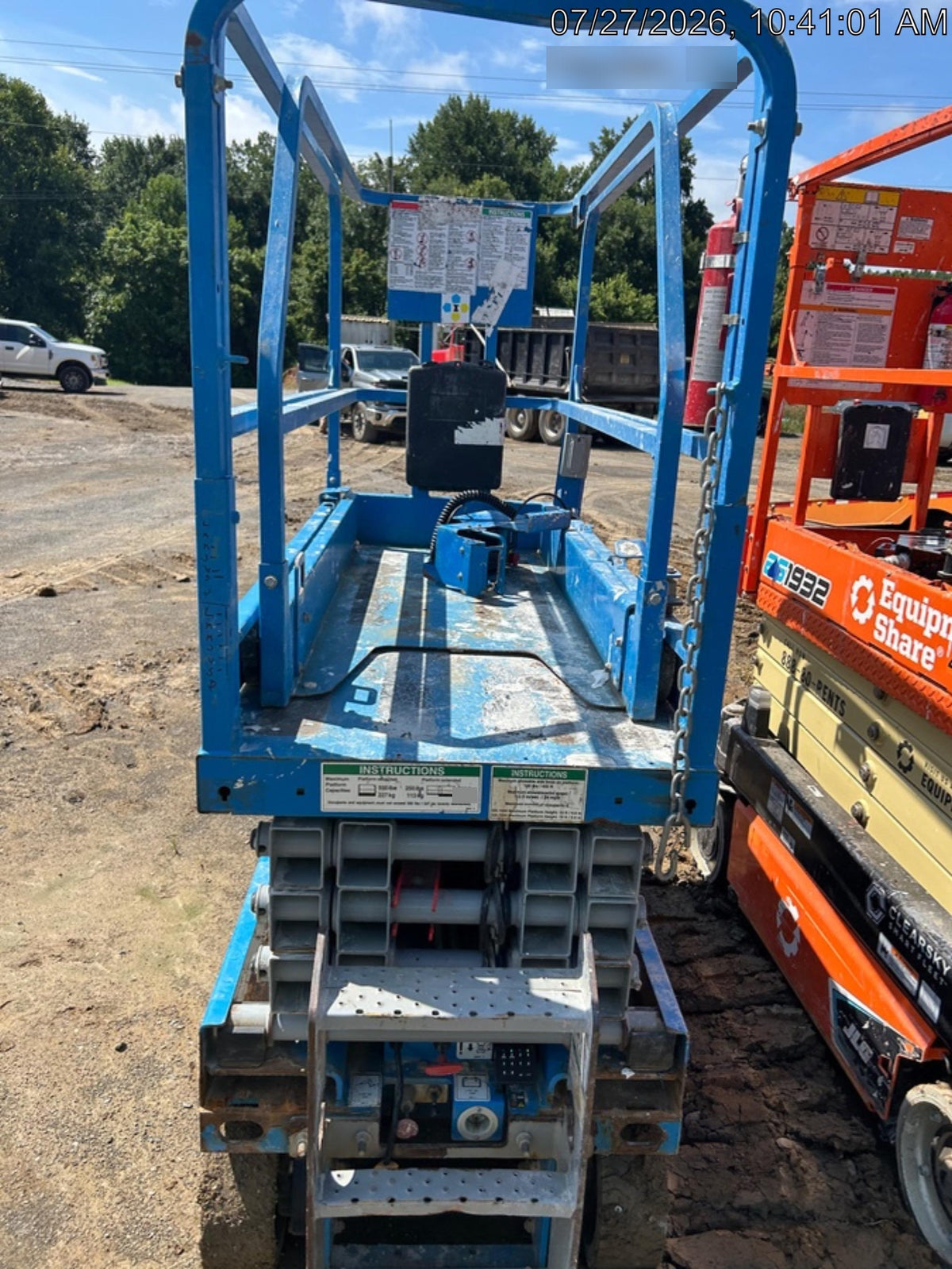 2020 Genie GS-1930 Fixed rails with chain entry gate - Pre A92.20