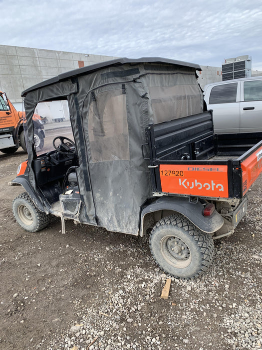 2020 Kubota RTV-X1140W-H Plastic Canopy, Windshield Acrylic Clear, LED Strobe Light, Wire Harness Kit, Back up Alarm