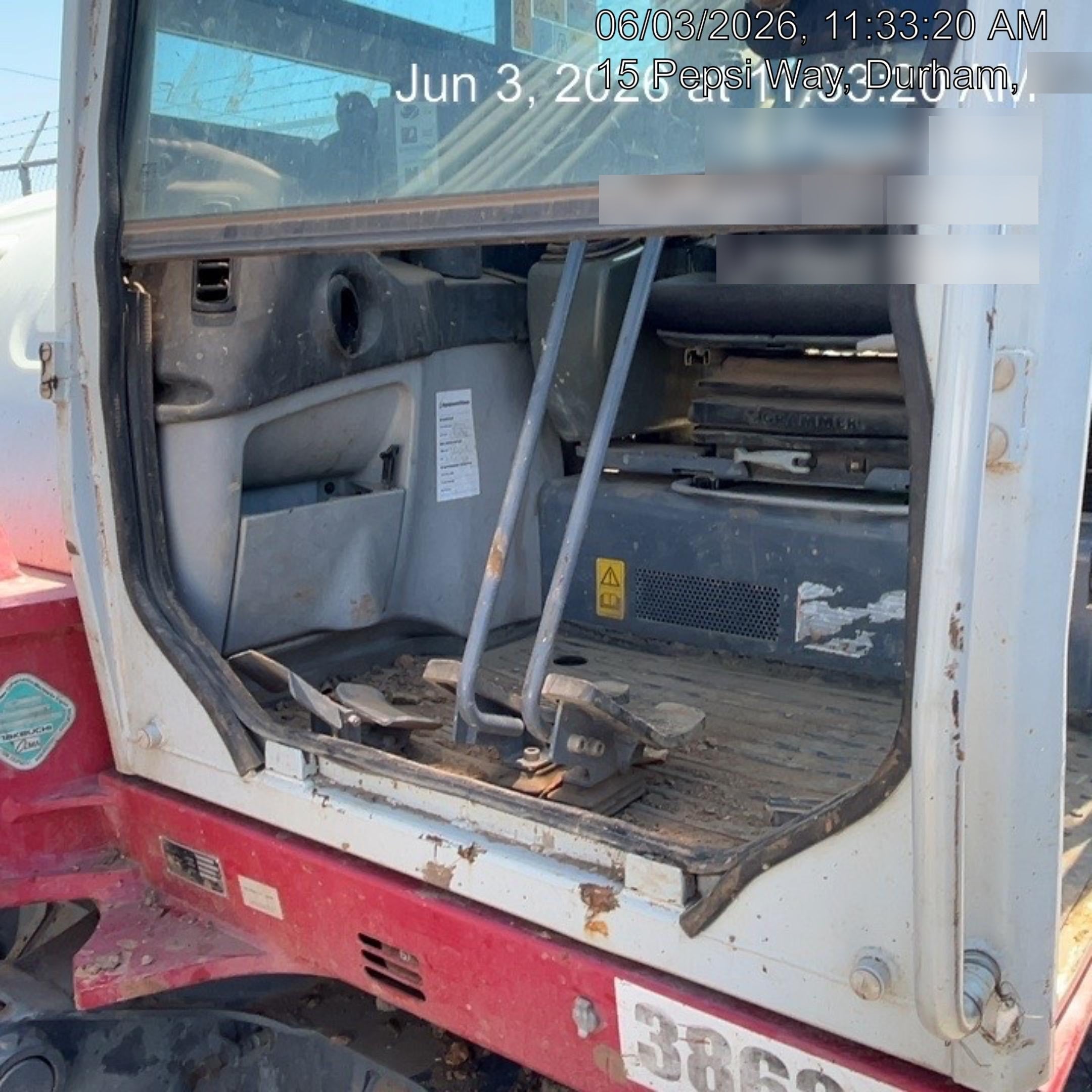2019 Takeuchi TB290 Cab/Heat/AC Rubber tracks, Dozer blade, Travel alarm, Auxiliary hydraulics Manual QC, Hydraulic thumb, 18", 24", and 36" Buckets