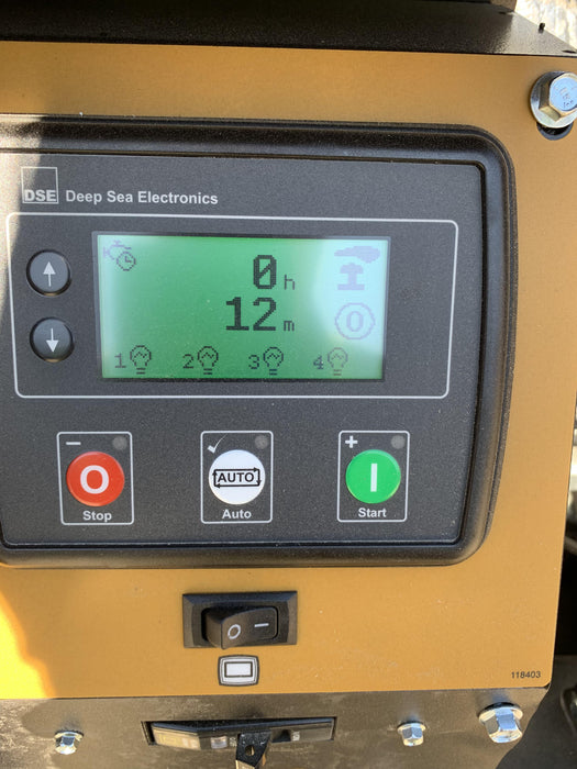 2022 Allmand NLV3GR (4) LED Light Fixture 350W, 23' Vertical Mast, 3kW Prime, Towable, Deep Sea L401, Leveling Jacks, Yanmar T4F 5.8hp