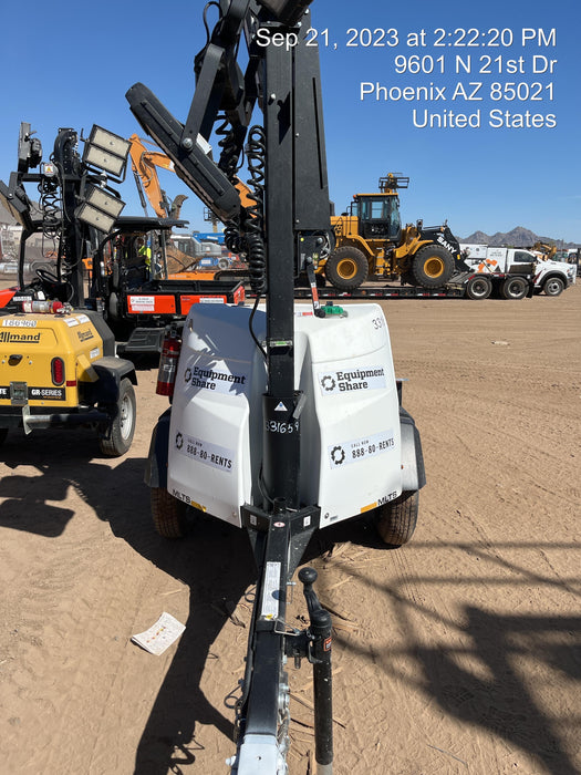 2023 Generac MLT2 Diesel, Flex Switch 120V Input, Powerzone Controller, (4) 320W LED Lights, 4kW Generator, 39.9 Gal Fuel Tank, 2" Ball, T3