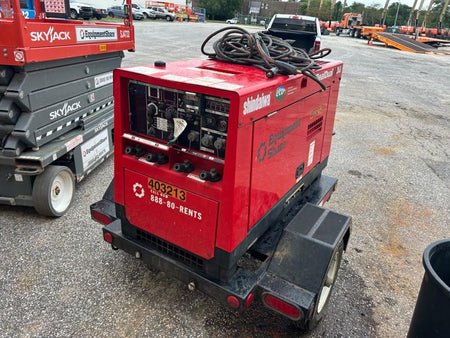 2024 Shindaiwa DGW400MDL Kubota D902 Engine, 23 HP, Dual Op Welder, Wire, Arc, Droop Stick, Tig, and CC Stick Functionality, Simulphase, 3 Phase and 1 Phase Gen Output, Single Axle NB Trlr, Slr Trckl Chrg 12V 12W, Fire Ext