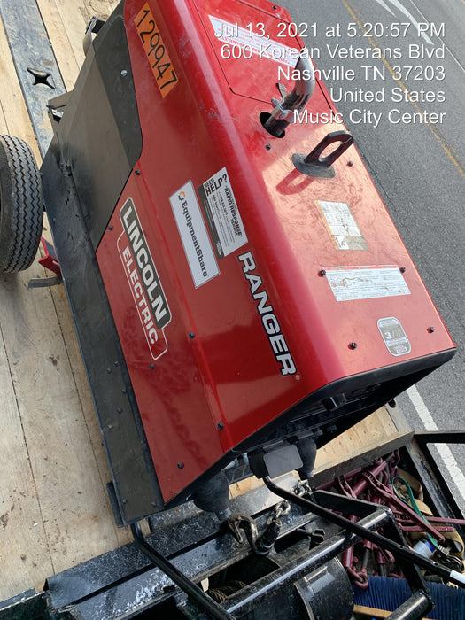 2021 Lincoln Electric Ranger 305 LPG K3430-1, Ranger 305 LPG, Undercarriage, Tank Holder & Strap, 10kw AC Gen, 25hp Kohler LPG Eng