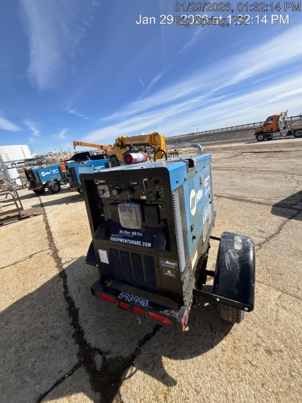 2025 MILLER ELECTRIC BIG BLUE 400