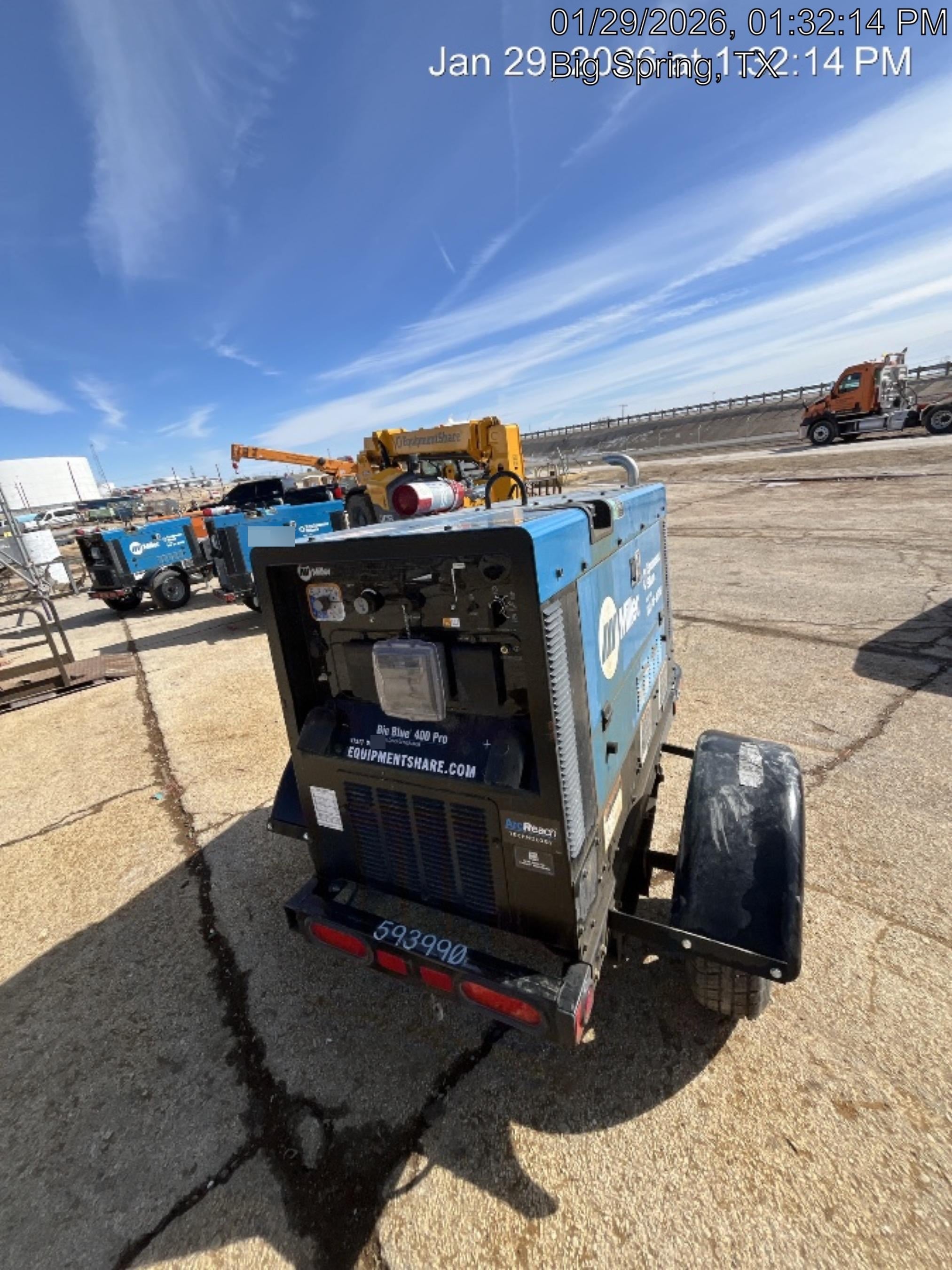 2025 MILLER ELECTRIC BIG BLUE 400