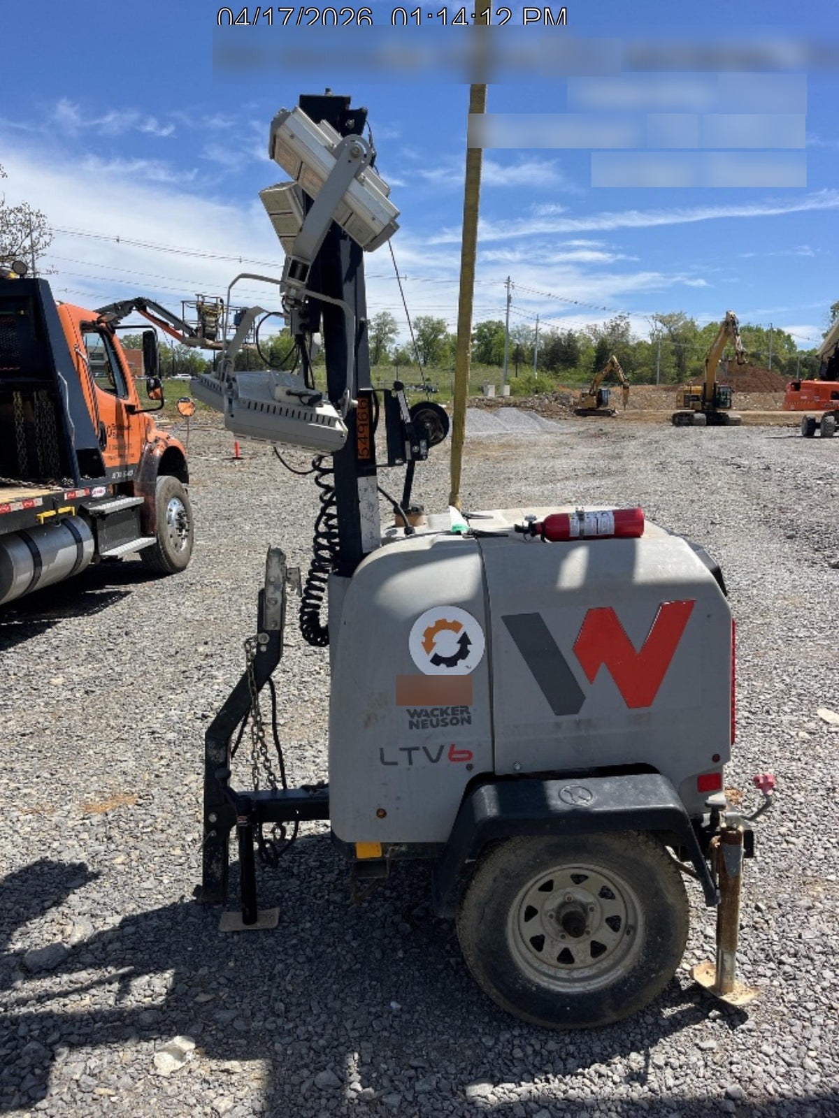 2019 Wacker Neuson LTV6K-LED Standard LED Towable Light Tower w/None