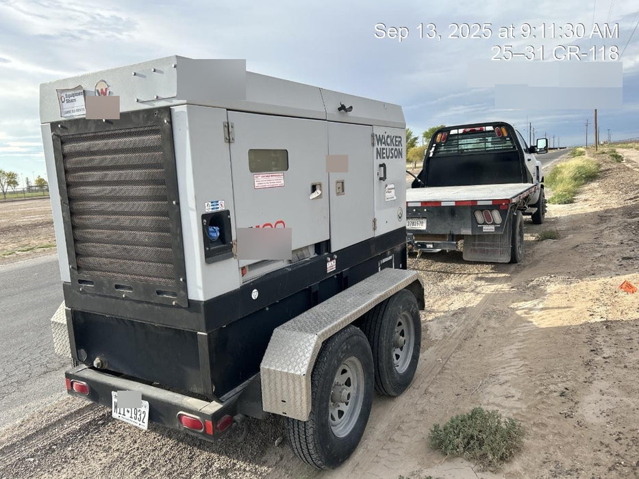 2018 WACKER NEUSON G100