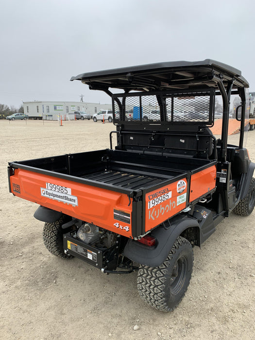 2022 Kubota RTV-X1140W-H Plastic Canopy, Windshield Acrylic Clear, LED Strobe Light, Wire Harness Kit, Back up Alarm
