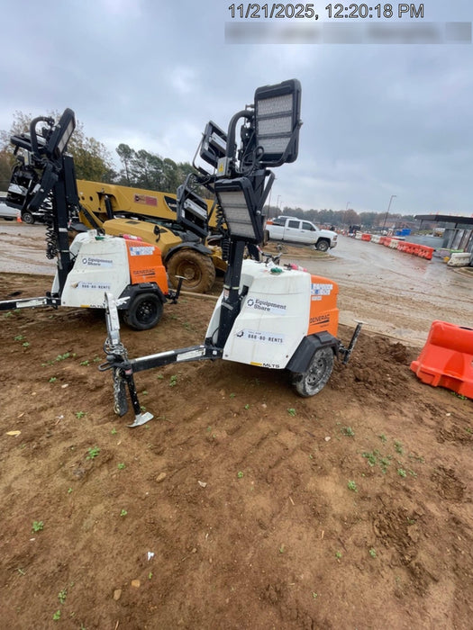 2023 Generac MLT2 Diesel, Flex Switch 120V Input, Powerzone Controller, 
(4) 320W LED Lights, 4kW Generator, 39.9 Gal Fuel Tank, 2" Ball, T3