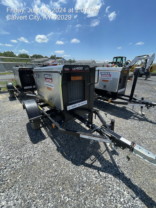 2024 Lincoln Electric LE400 Kubota V1505, Trlr, Cable Rack, Light Kit, ES Decals, T3