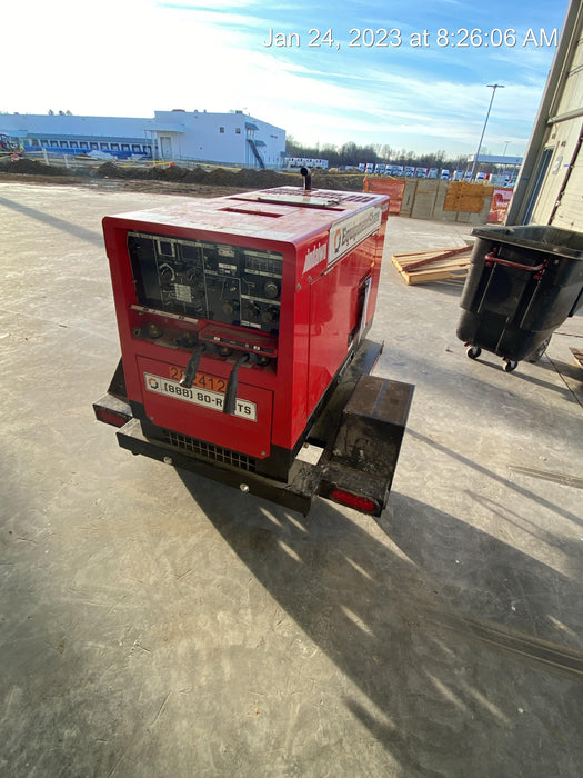 2022 Shindaiwa DGW400MDL Kubota D902 Engine, 23 HP, Dual Op Welder, Wire, Arc, Droop Stick, Tig, and CC Stick Functionality, Simulphase, 3 Phase and 1 Phase Gen Output, Single Axle NB Trlr, Slr Trckl Chrg 12V 12W, Fire Ext