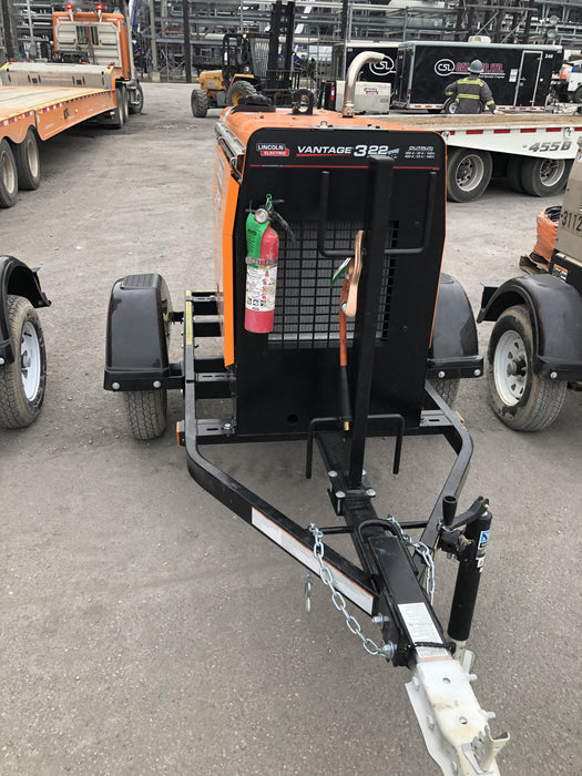 2021 Lincoln Electric Vantage 322 Vantage 322 Ready Pak 3 w/ Decals, ORANGE (includes trailer, cable rack, fender light kit) NO Telematics