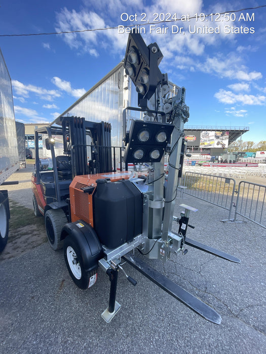 2024 Wanco WLTT-4MM4K Diesel, Deep Sea Controller, Shore Power Plug, Auto Start, (4) 350W LED Floodlights, 4kW Generator, 60 Gal Fuel Tank, 2" Ball, T3