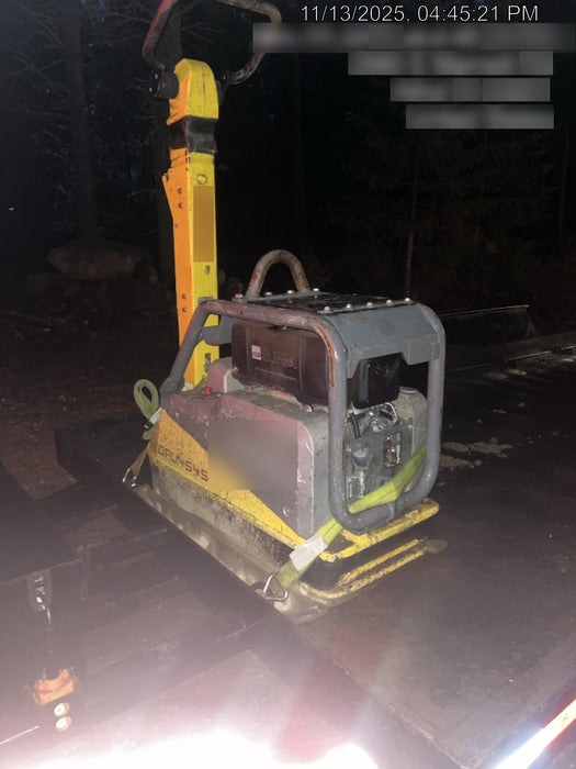 2020 Wacker Neuson DPU4545HEH Reversible Plate Compactor, Diesel