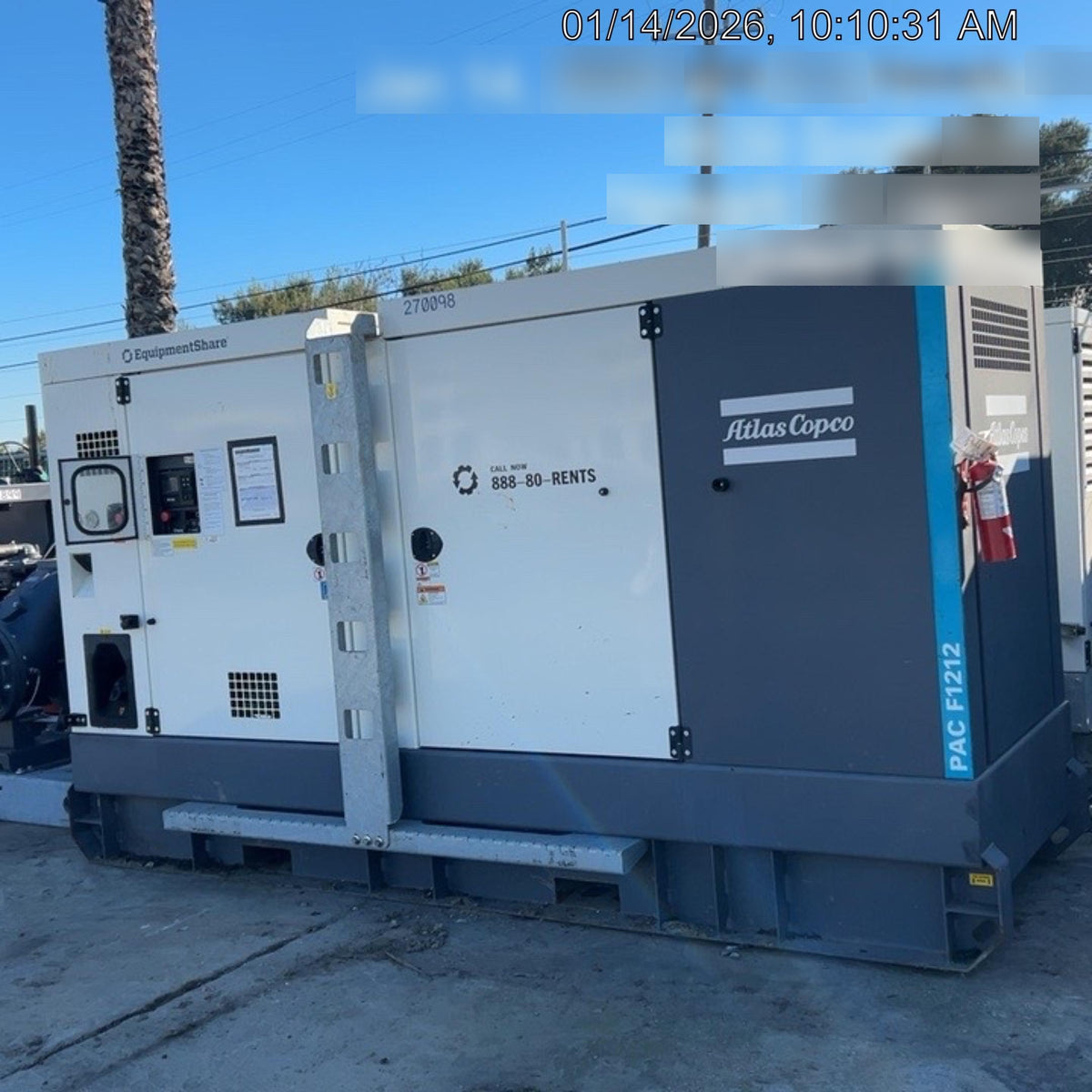 2022 ATLAS COPCO PAC F1212 JD-S
