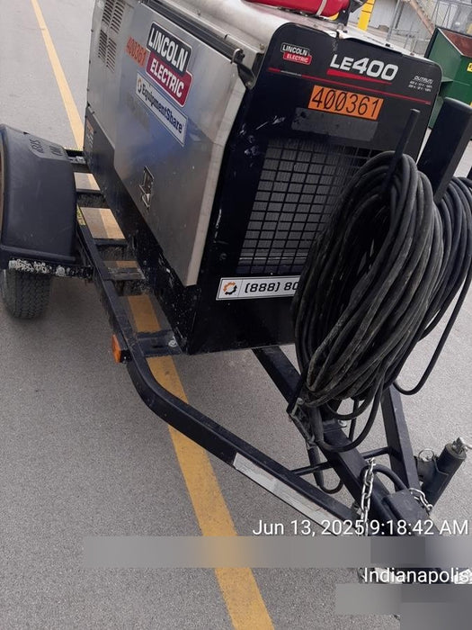2024 Lincoln Electric LE400 Kubota V1505, Trlr, Cable Rack, Light Kit, ES Decals, T3