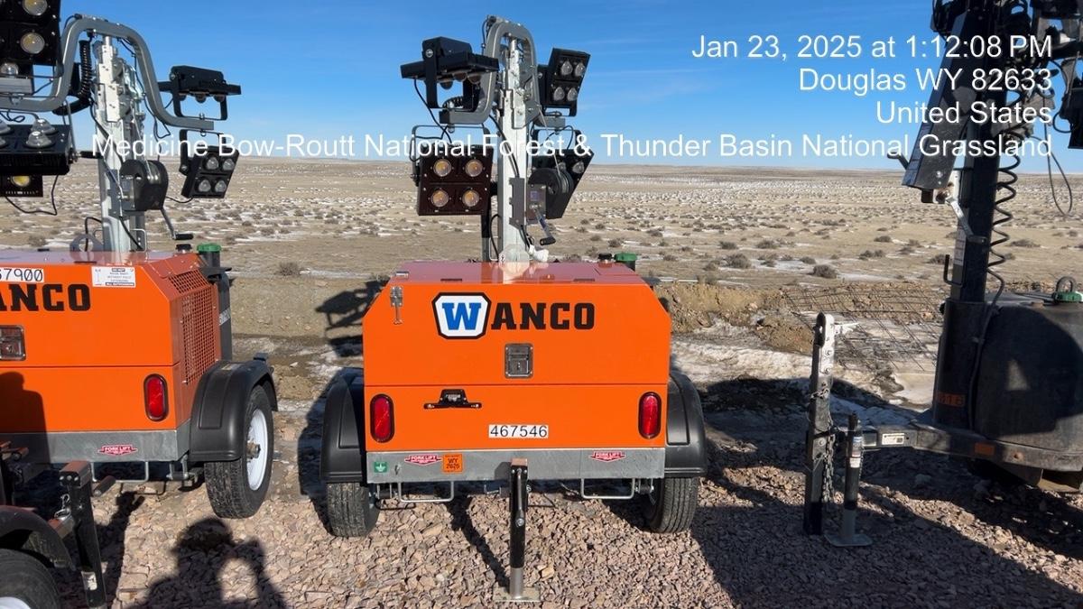 2024 Wanco WLTT-4MM4K Diesel, Deep Sea Controller, Shore Power Plug, Auto Start, (4) 350W LED Floodlights, 4kW Generator, 60 Gal Fuel Tank, 2" Ball, T3