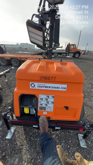 2024 Generac MLT2 Diesel, Flex Switch 120V Input, Powerzone Controller, 
(4) 320W LED Lights, 4kW Generator, 39.9 Gal Fuel Tank, 2" Ball, T3