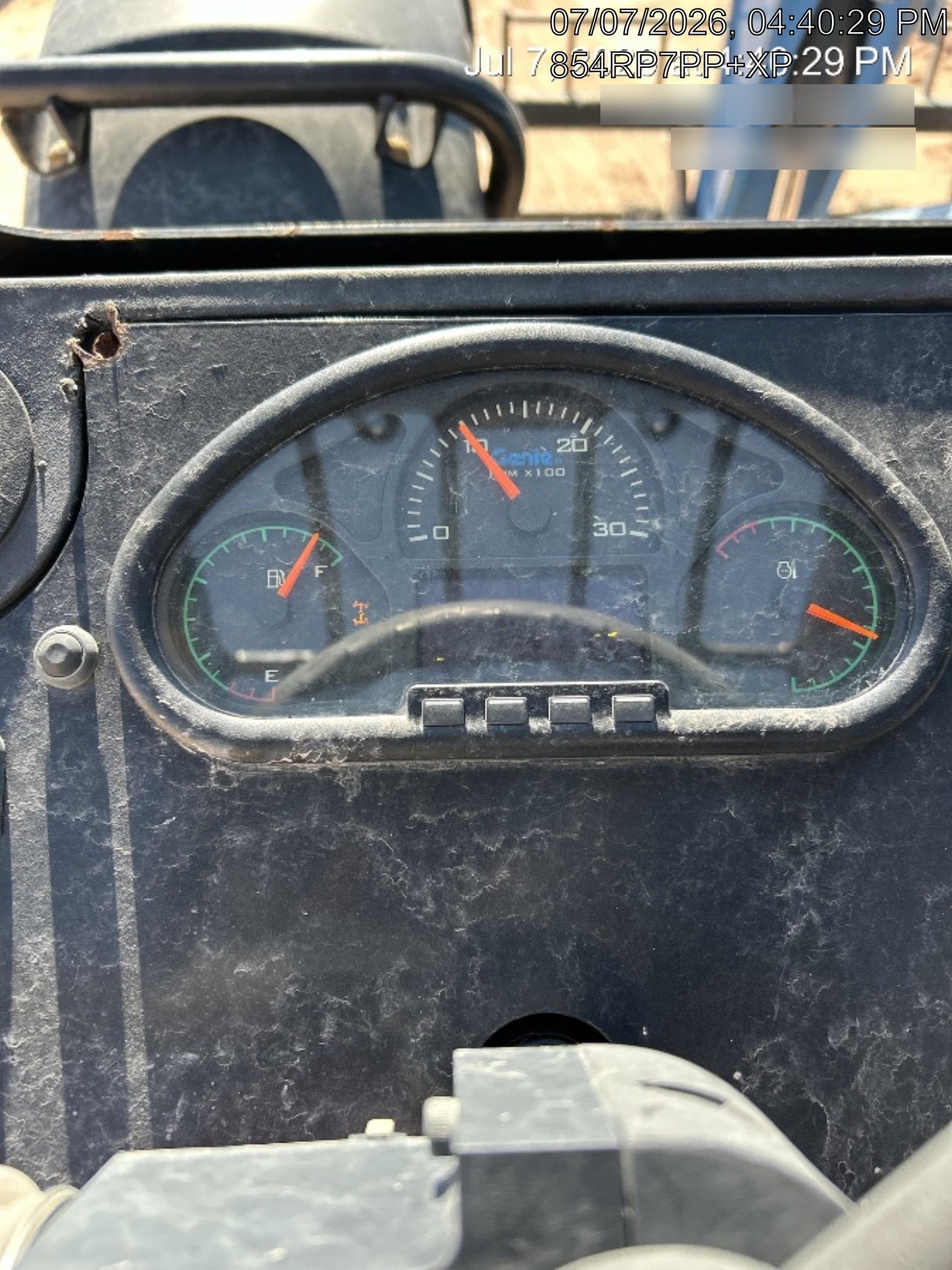 2018 Genie GTH-636 Genie GTH-636 w/Open ROPS, Solid Tires, Work Light/Beacon, 48" Carriage and Forks