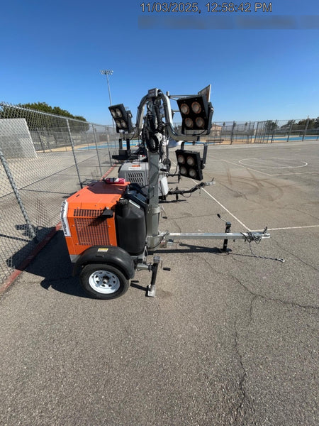 2024 Wanco WLTT-4MM4K Diesel, Deep Sea Controller, Shore Power Plug, Auto Start, (4) 350W LED Floodlights, 4kW Generator, 60 Gal Fuel Tank, 2" Ball, T3