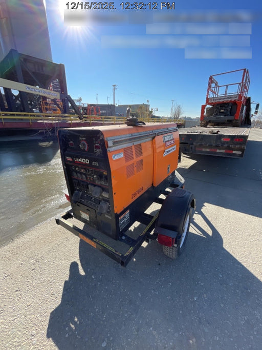 2023 Lincoln Electric LE400 Kubota V1505, Trlr, Cable Rack, Light Kit, ES Decals, T3