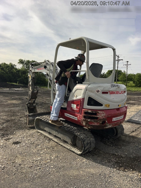 2020 Takeuchi TB235-2R Canopy, Rubber Tracks, Manual TAG QC