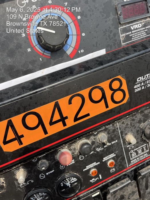 2025 Lincoln Electric LE400 Diesel, Kubota V1505, 22 HP, Trlr, Cable Rack, Light Kit, ES Decals, T3