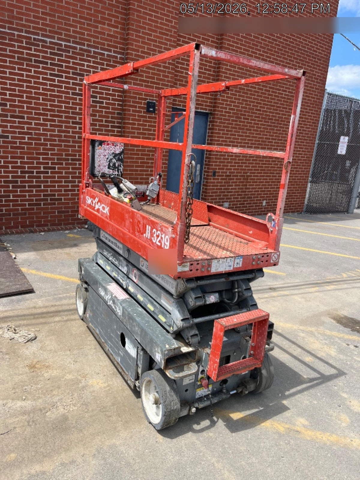 2016 Skyjack SJIII-3219 Standard Rental Specs