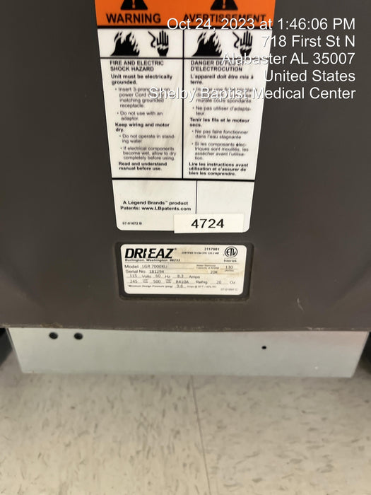 2021 DRI-EAZ LGR 7000XLi