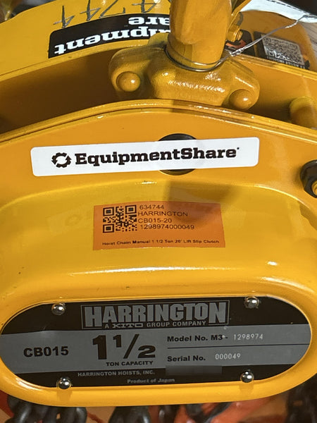 2026 HARRINGTON CB015-20