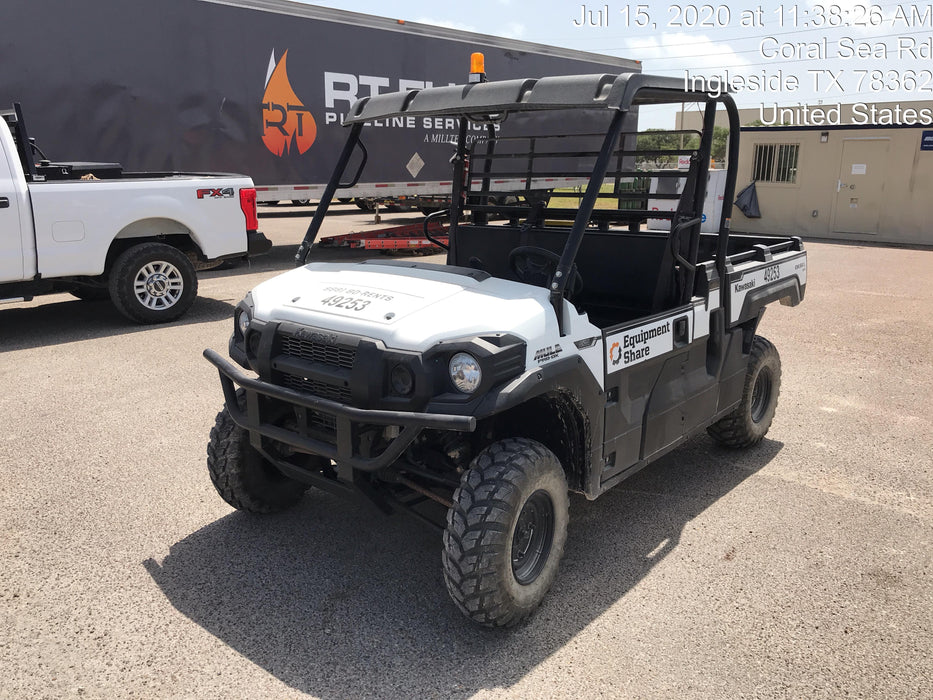 2019 Kawasaki MULE PRO-DX, 2-3 Seat 3 Seater, Standard Options, Backup Alarm, Beacon, Plastic Hard Top, Poly Windshield, Horn Kit