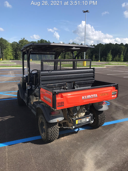 2020 Kubota RTV-X1140W-H 4WD utility cart -LED strobe -Windshield tempered glass -Plastic canopy -Wire harness kit -Backup alarm