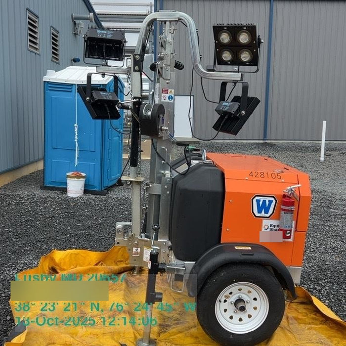 2024 Wanco WLTT-4MM4K Diesel, Deep Sea Controller, Shore Power Plug, Auto Start, (4) 350W LED Floodlights, 4kW Generator, 60 Gal Fuel Tank, 2" Ball, T3