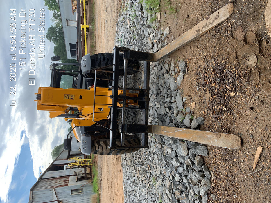 2020 JCB 509-42 Canopy, Solid Tires, Work Lights, Beacon, Aux Hydraulics, Back up Alarm, Lifting Eye, ES Decals