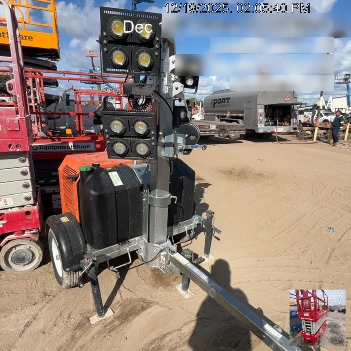 2023 Wanco WLTT-4MM4K Diesel, Deep Sea Controller, Shore Power Plug, Auto Start, (4) 350W LED Floodlights, 4kW Generator, 60 Gal Fuel Tank, 2" Ball, T3