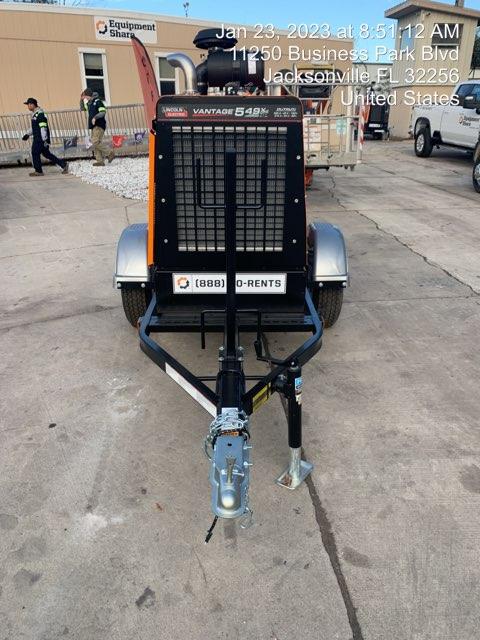 2022 Lincoln Electric Vantage 549X Crosslink Technology, Trailer Mounted, ES Decals, T3