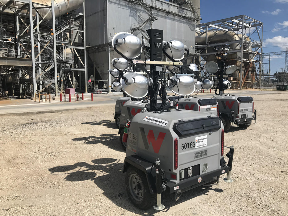2019 Wacker Neuson LTV6L-MH Mobile Light Tower w/Fuel Level Sensor Installed