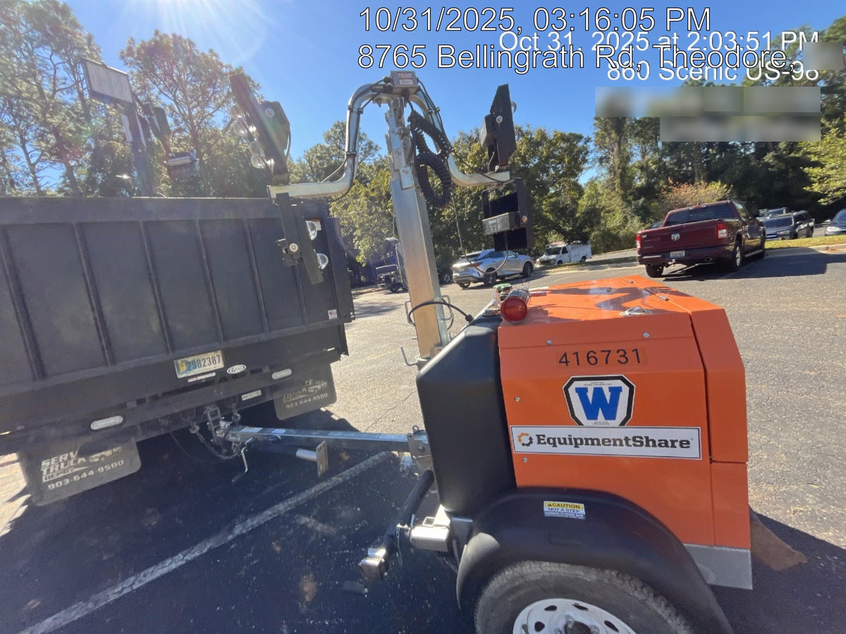 2024 Wanco WLTT-4MM4K Diesel, Deep Sea Controller, Shore Power Plug, Auto Start, (4) 350W LED Floodlights, 4kW Generator, 60 Gal Fuel Tank, 2" Ball, T3